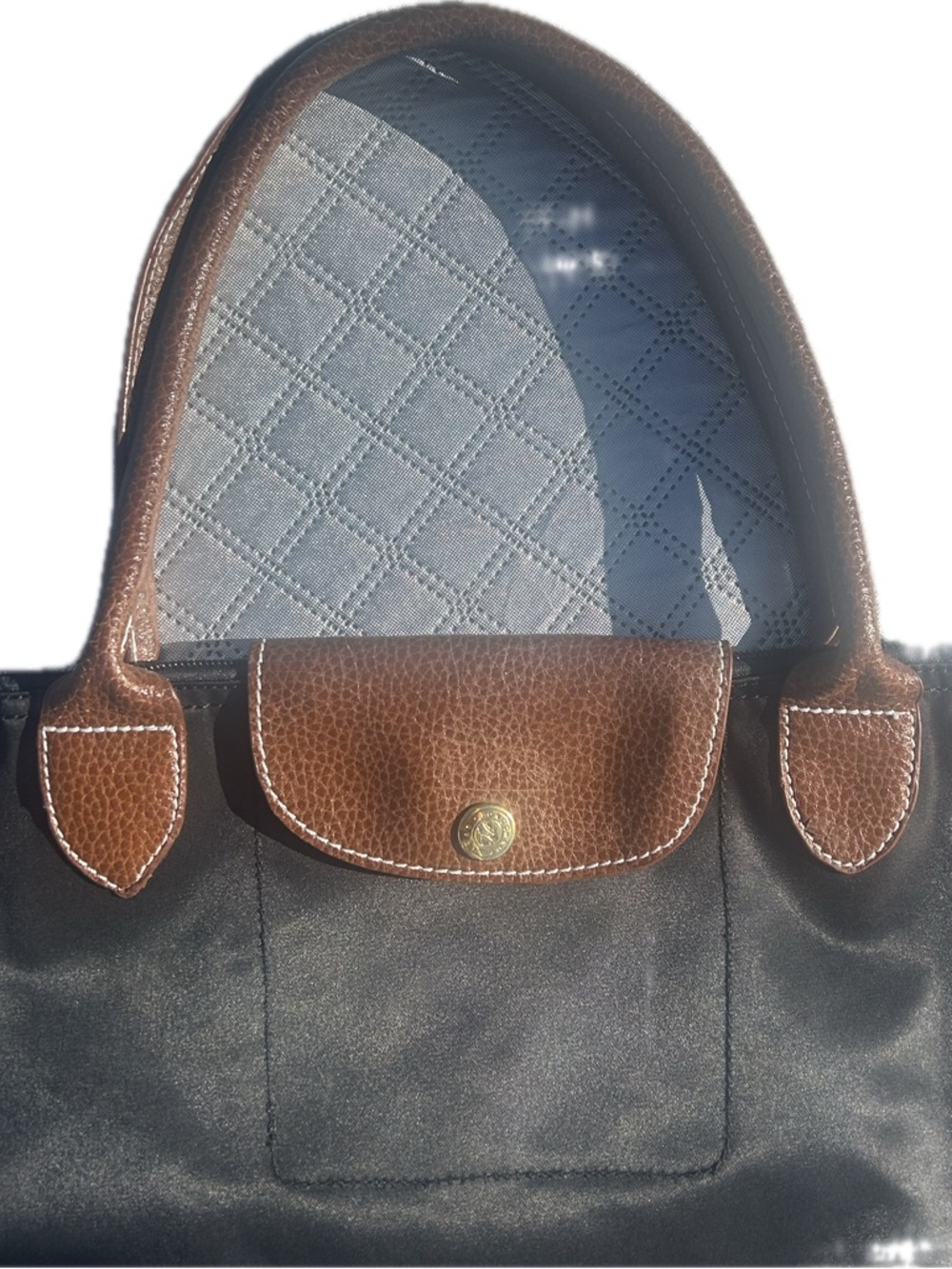 Longchamp Le Pliage Large Shoulder Tote - Black